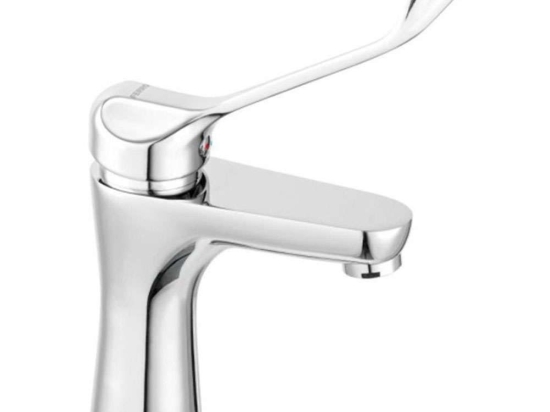Μπαταρία Νιπτήρος Για ΑΜΕΑ Algeo BAGM2 Chrome Ferro Μέταλλο