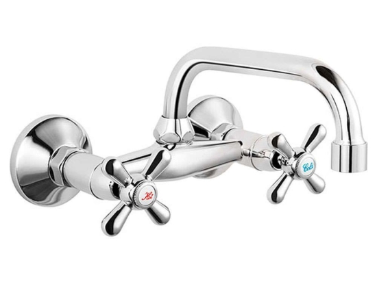 Μπαταρία Νιπτήρος Εντοιχισμού Retro XR3 Chrome Ferro Μέταλλο