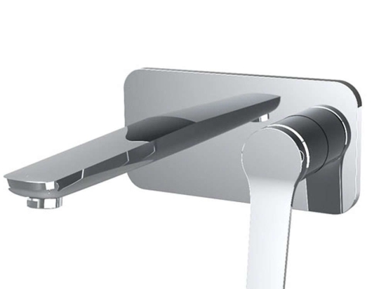 Μπαταρία Νιπτήρος Εντοιχισμού Andare WNW148073C Chrome Karag Μέταλλο, Κεραμικό