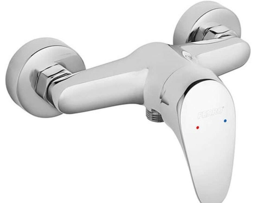 Μπαταρία Ντους Ferro One BFO7 Chrome Ferro Μέταλλο, Κεραμικό