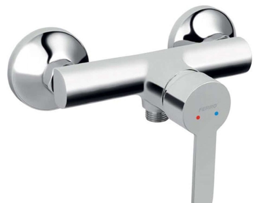 Μπαταρία Ντους Savio BSV7 Chrome Ferro Μέταλλο, Κεραμικό
