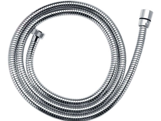 Σπιράλ Τηλεφώνου Ντους 150cm W47 Chrome Ferro Μέταλλο