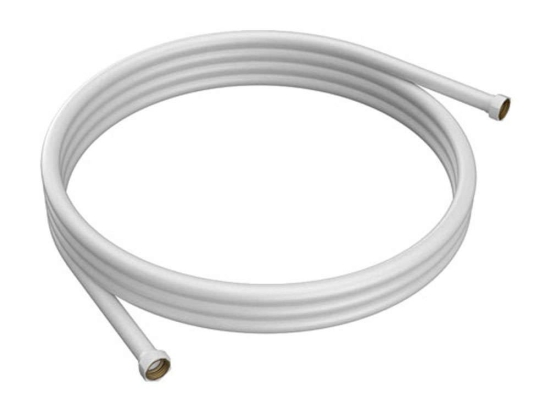 Σπιράλ Τηλεφώνου Ντους 150cm FB04716 BI White Karag Ανοξείδωτο Ατσάλι