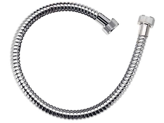 Σπιράλ Τηλεφώνου Ντους 50cm W04 Chrome Ferro Μέταλλο