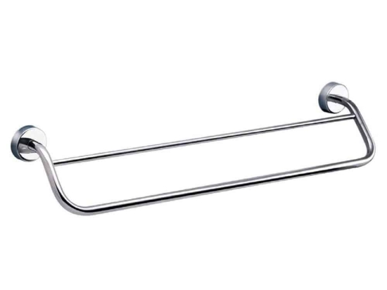 Κρεμάστρα Πετσέτας Διπλή Moderno 2262 60cm Chrome Karag Ανοξείδωτο Ατσάλι