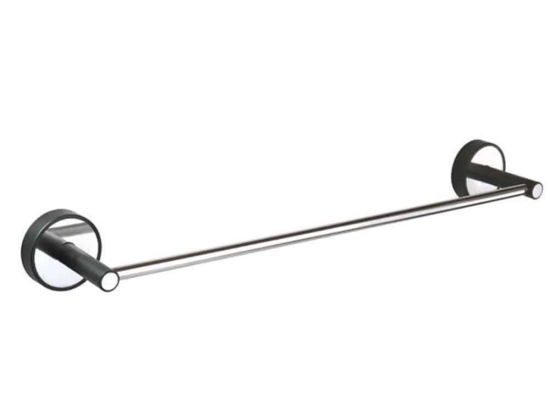 Κρεμάστρα Πετσέτας Optimo 6250 50cm Black-Chrome Karag Ανοξείδωτο Ατσάλι