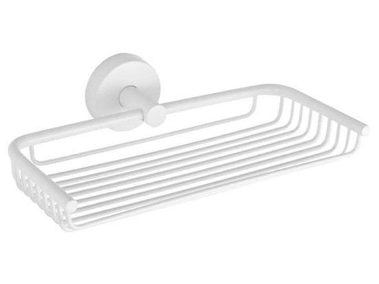 Σαπουνοθήκη Uno 1304 66 23x14x5,5cm White Karag Ανοξείδωτο Ατσάλι
