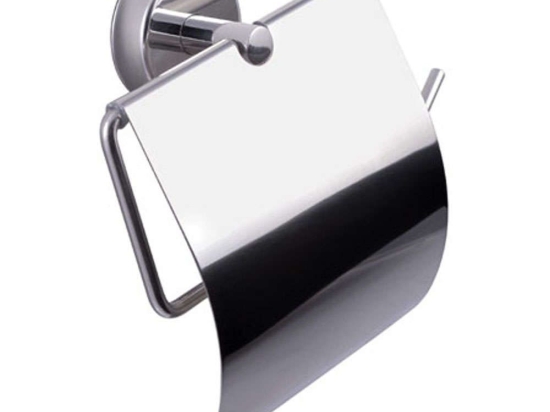 Χαρτοθήκη Moderno 2403 12x14x5cm Chrome Karag Ανοξείδωτο Ατσάλι
