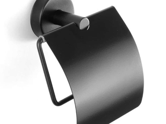 Χαρτοθήκη Uno 1403 55 12x14x5,5cm Black Karag Ανοξείδωτο Ατσάλι