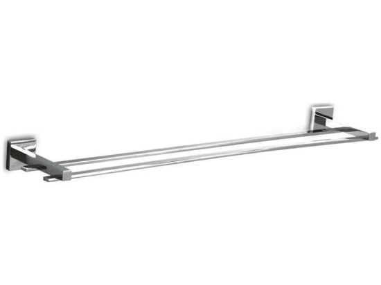 Κρεμάστρα Πετσέτας Διπλή Lito 33048 Chrome Karag Μέταλλο