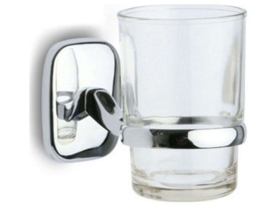 Ποτηροθήκη Γυάλινη Hotelerie 7258 Chrome Karag Γυαλί