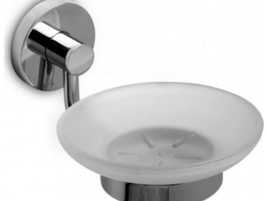 Σαπουνοθήκη Γυάλινη Artion 12059 Chrome Karag Γυαλί
