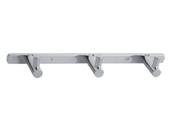 Άγκιστρο Μπάνιου 3 Θέσεων Hotel HOOK-002 22cm Chrome Karag Μέταλλο