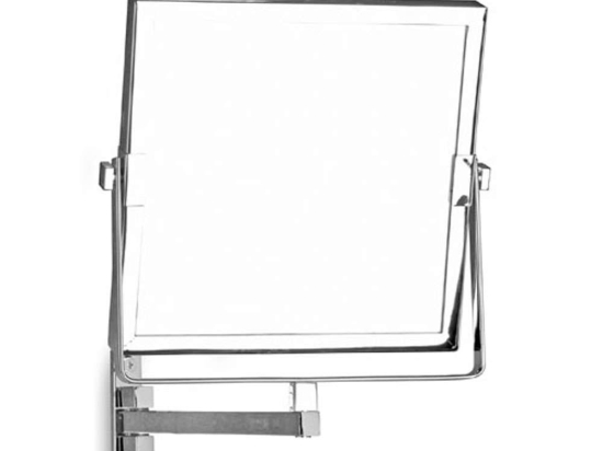 Μεγεθυντικός Καθρέπτης Μπάνιου Hotel HY-1818 20x22cm Chrome Karag Γυαλί