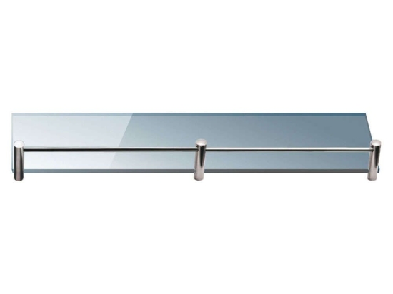Ραφιέρα Μπάνιου Ματ Mensole 0666-99 60cm Clear Karag Γυαλί