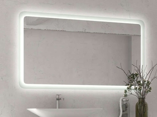 Καθρέπτης Μπάνιου Με Φωτισμό Led Adel 120x80cm Clear Karag Γυαλί