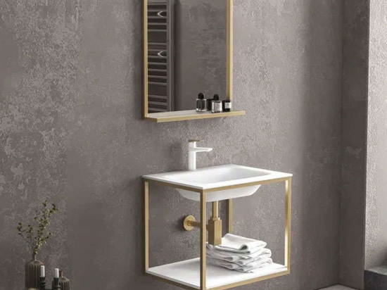 Βάση Νιπτήρα New Sospeso NEWB60O 60×46×50cm Gold Karag Ανοξείδωτο Ατσάλι