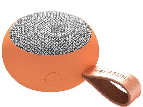Φορητό Ηχείο Bluetooth aGO II Fabric 17-KFWT145 8x3,9cm Orange Kreafunk