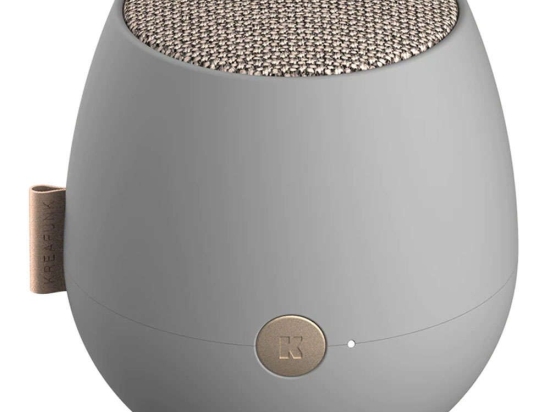 Φορητό Ηχείο Bluetooth Με Ασύρματη Φόρτιση aJAZZ QI 17-KFWT64QI 10x11cm Grey Kreafunk