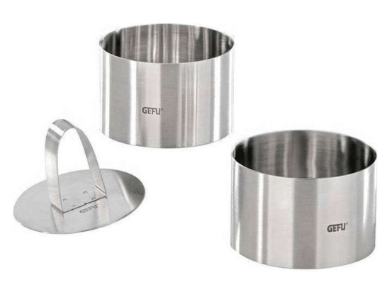 Κουπ Πατ Forma (Σετ 3Τμχ) GEFU-12160 7.5x2cm Inox Gefu Ανοξείδωτο Ατσάλι