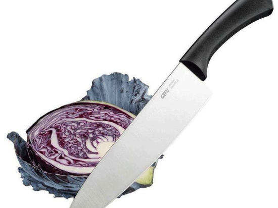 Μαχαίρι Chef Senso GEFU-13870 33,7x4,8x2,4cm Black Gefu Ατσάλι,Πλαστικό