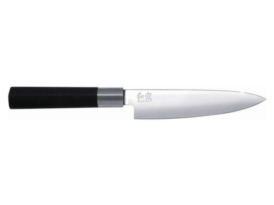 Μαχαίρι Γενικής Χρήσης Wasabi 6715U 15cm Black KAI Ανοξείδωτο Ατσάλι
