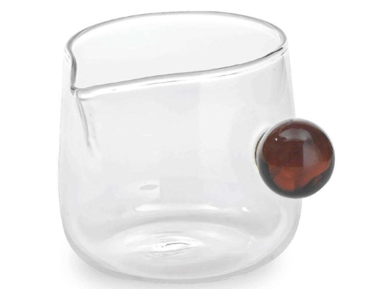 Γαλατιέρα Bilia BA00904 6,2x5,6cm Amber-Clear Zafferano Γυαλί