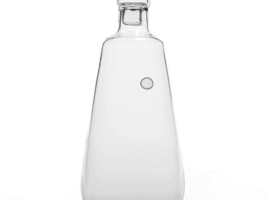 Καράφα Με Πώμα Uniche UN01200 9,5x24,5cm 850ml White-Clear Zafferano Γυαλί