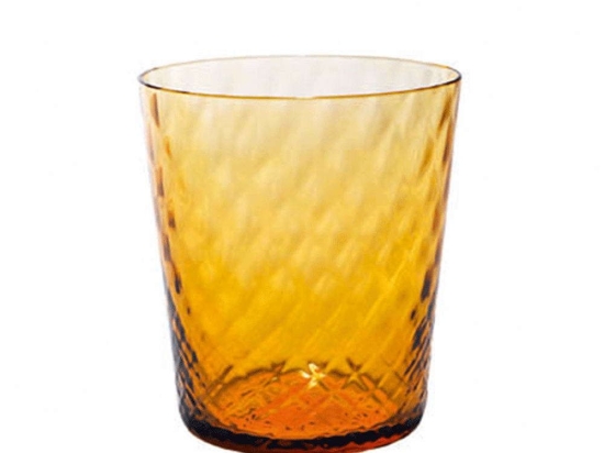 Ποτήρι Veneziano VN00104 330ml Amber Zafferano Γυαλί