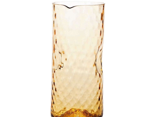 Κανάτα Veneziano VN00704 9,5x22cm 1200ml Amber Zafferano Γυαλί