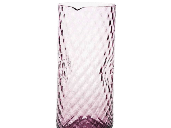 Κανάτα Veneziano VN00705 9,5x22cm 1200ml Amethyst Zafferano Γυαλί