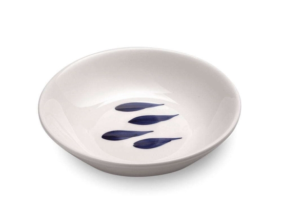 Πιάτο Βαθύ Mannaggia Li Pescetti MLP0507 Φ22cm Blue-White Zafferano Κεραμικό