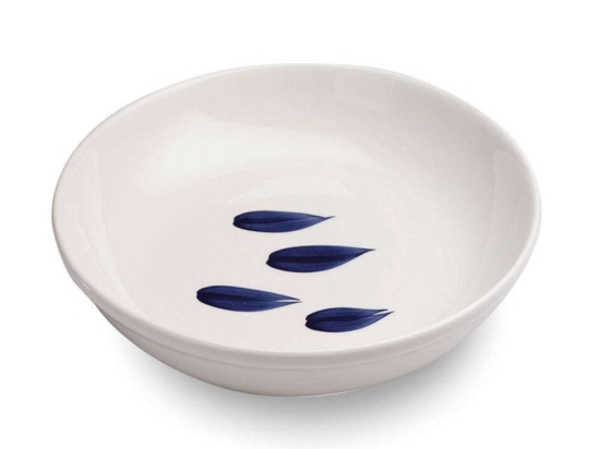 Μπωλ Σερβιρίσματος Mannaggia Li Pescetti MLP0807 Φ30cm Blue-White Zafferano Κεραμικό
