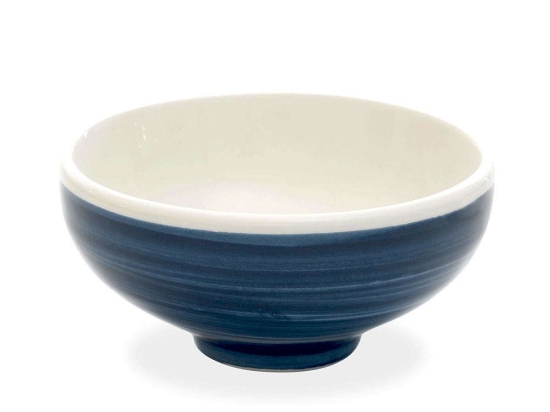 Μπωλ Δημητριακών Pàtera PA70707 Φ14x5,4cm 400ml Blue-White Zafferano Κεραμικό