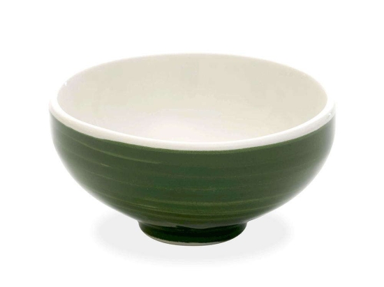 Μπωλ Δημητριακών Pàtera PA70713 Φ14x5,4cm 400ml Green-White Zafferano Κεραμικό