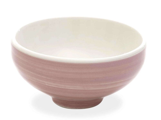 Μπωλ Δημητριακών Pàtera PA80808 Φ12x4,6cm 250ml Pink-White Zafferano Κεραμικό