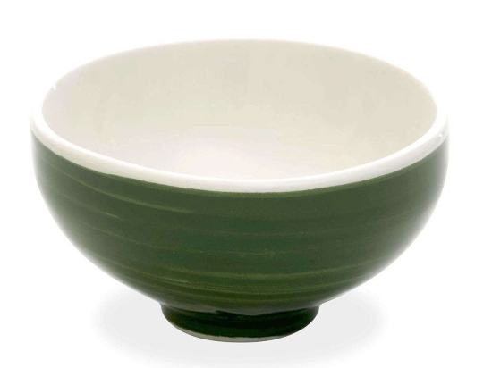 Μπωλ Δημητριακών Pàtera PA80813 Φ12x4,6cm 250ml Green-White Zafferano Κεραμικό