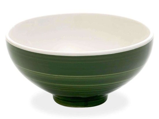 Μπωλ Σερβιρίσματος Pàtera PA90913 Φ18x8cm 900ml Green-White Zafferano Κεραμικό
