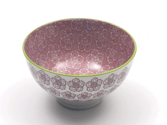 Μπωλ Δημητριακών Tue TU00108 Φ9,5cm Pink Zafferano Κεραμικό