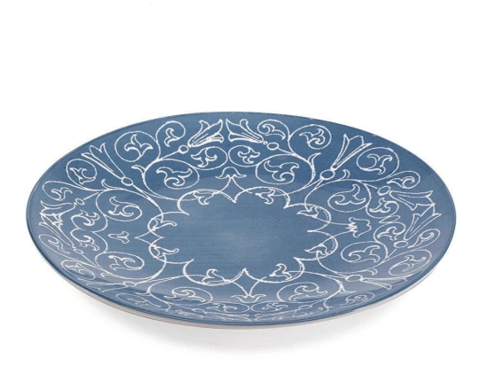 Πιάτο Ρηχό Tue TU00416 Φ26,5cm Turquoise Zafferano Κεραμικό