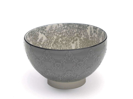 Μπωλ Δημητριακών Tue Tex TU00614 Φ15,2cm Grey Zafferano Κεραμικό