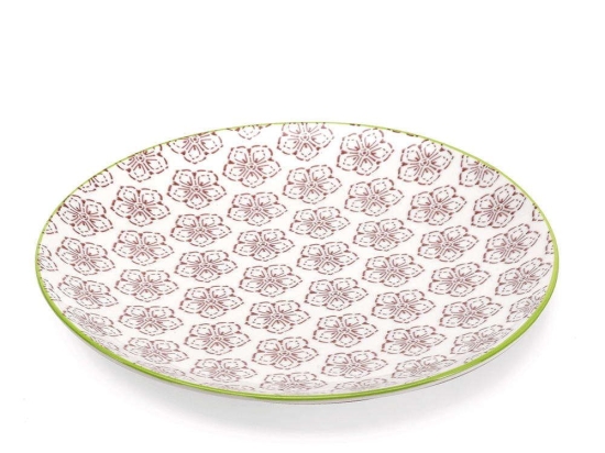 Πιάτο Γλυκού Tue TU01408 Φ21,5cm Pink Zafferano Κεραμικό