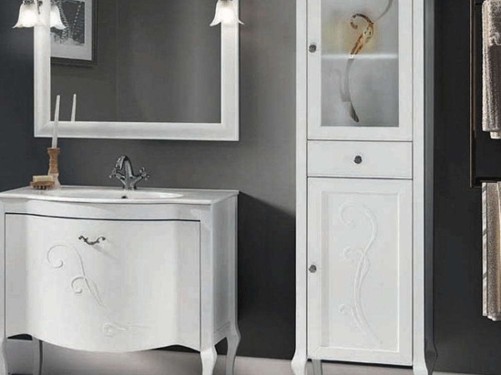 Στήλη Μπάνιου Martina 50x38x178cm White Bluelife Beech