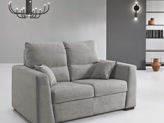 Καναπές Διθέσιος Lounge DIV.LOUNGE2PGR 153x95x97cm Light Grey Ikone Casa