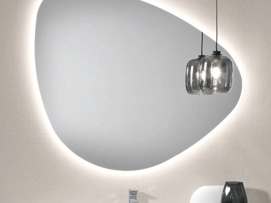 Καθρέπτης Τοίχου Spirit SP.SPIRIT68X75LED 68x75cm Led 4000K 9,6W Clear Bluelife Γυαλί