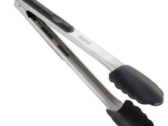 Λαβίδα A.Barbecue 3083 31cm Inox-Black Leifheit Ατσάλι,Σιλικόνη
