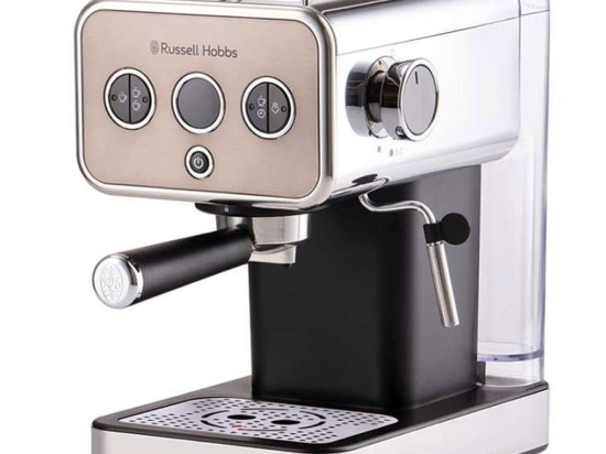 Καφετιέρα Espresso Distinctions 26452-56 1,1lt 1350W 15Bar Inox-Titanium Russell Hobbs Ανοξείδωτο Ατσάλι