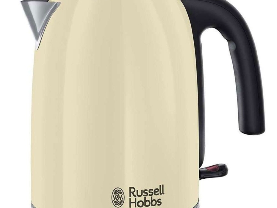 Βραστήρας Colours 20415-70 1,7lt 2400W Cream-Black Russell Hobbs Ανοξείδωτο Ατσάλι