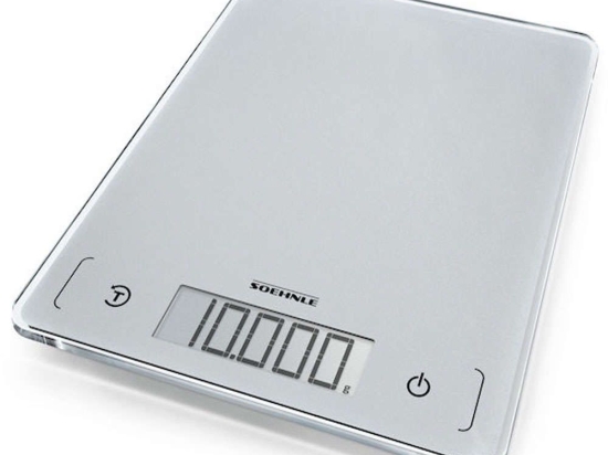 Ζυγαριά Κουζίνας Ψηφιακή Page Comfort Slim 61504 22x17x0,99cm 10kg Silver Soehnle