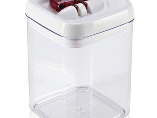 Δοχεία Αποθήκευσης Fresh And Easy 31211 1,6lt White-Red Leifheit Πλαστικό